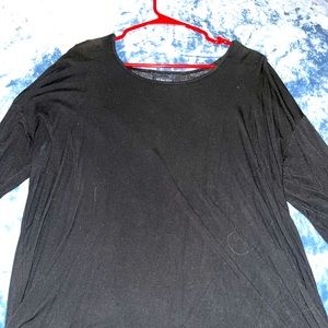 Black long-sleeve American eagle top